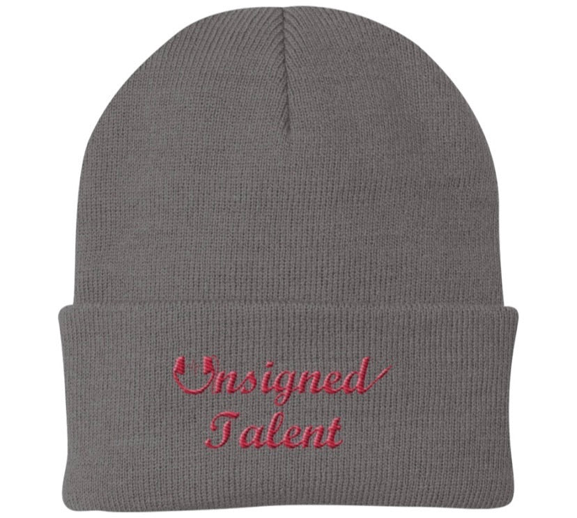 UT Cursive Beanie (Red Script)