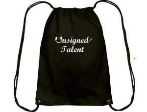 UT Cursive Drawstring Bag