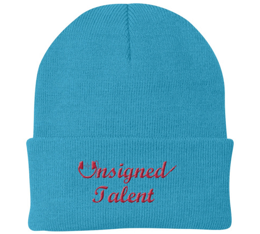 UT Cursive Beanie (Red Script)