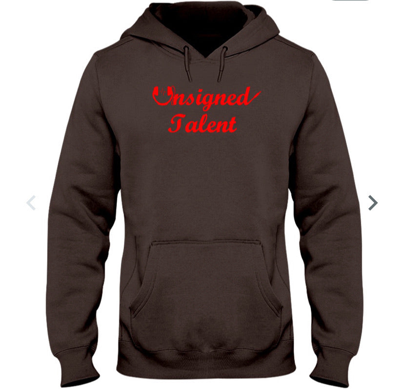 UT Cursive Hoodie (Red Script)