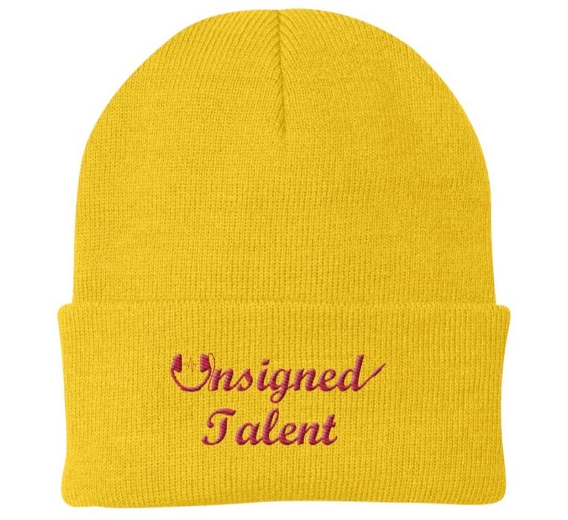 UT Cursive Beanie (Red Script)