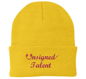 UT Cursive Beanie (Red Script)