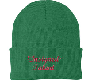 UT Cursive Beanie (Red Script)