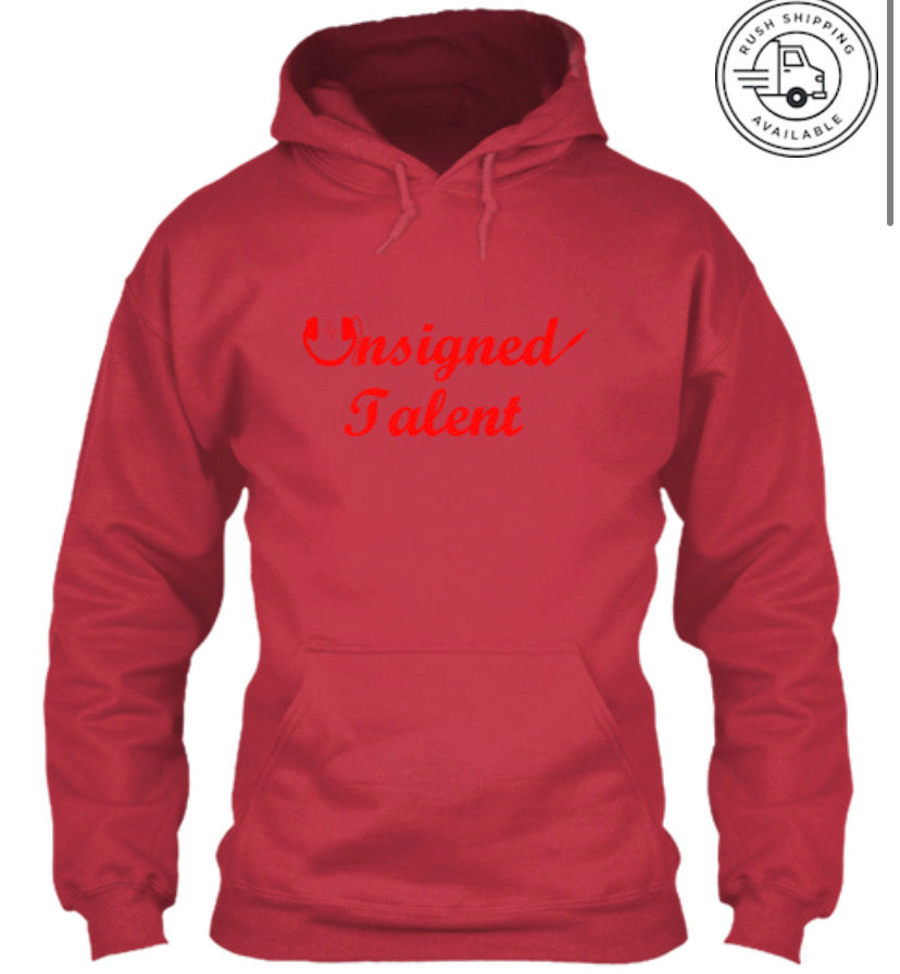 UT Cursive Hoodie (Red)