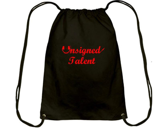 UT Cursive Drawstring Bag (Red Script)