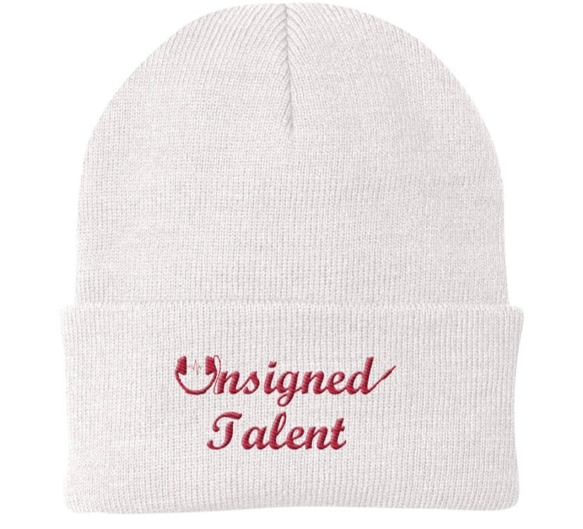 UT Cursive Beanie (Red Script)